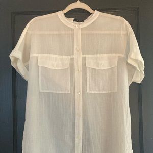 Theory Sheer Blouse